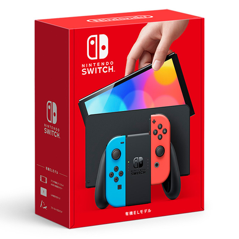 マーサNintendo Switch 青/オレンジ 本体 Nintendo Switch (有機EL)ブルーlレッド ｜ ミスターマックス