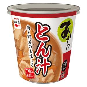 カップ入り 生みそタイプ みそ汁 あさげ 85.2g とん汁