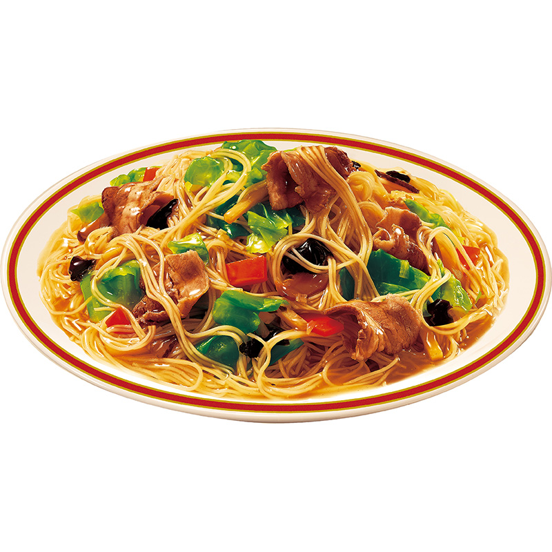 五目焼きビーフン 鶏ガラ醤油味 3人前