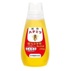 日本蜂蜜 レンゲ印純粋はちみつ 240g