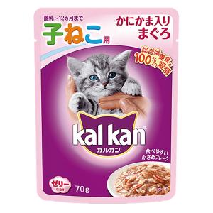 カルカンパウチ 子ねこかにかままぐろ 70g