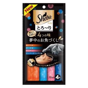 シーバとろ~りメルティ 4つの味お魚セレクション 1袋（12g×4本）