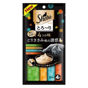 シーバとろ~りメルティ 4つの味ささみセレクション 1袋（12g×4本）