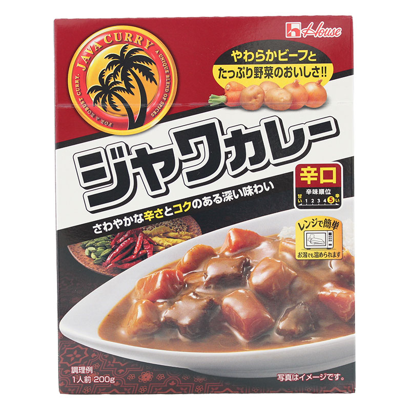 レトルト ジャワカレー <辛口> 200g