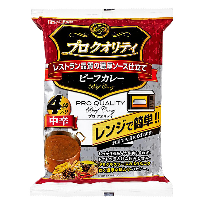 プロクオリティ中辛4袋入 680g