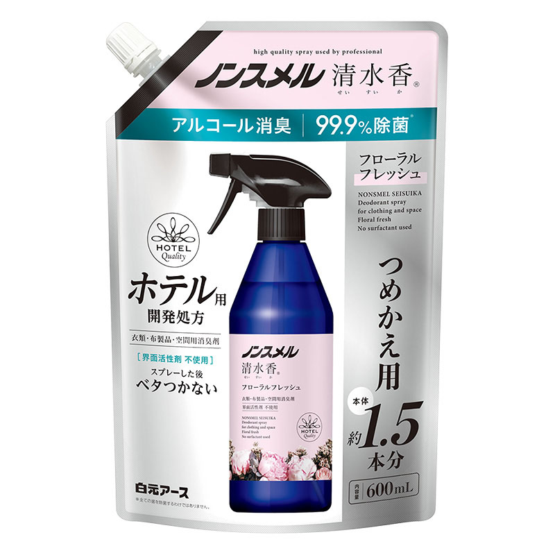 ノンスメル清水香 詰替 600ml フローラルフレッシュ