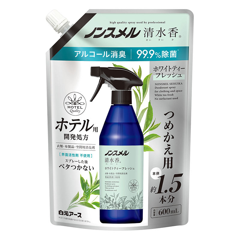 ノンスメル清水香 詰替 600ml ホワイトティーフレッシュ