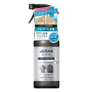 ノンスメル清水香 本体衣類のしわとりプラス 本体 400ml