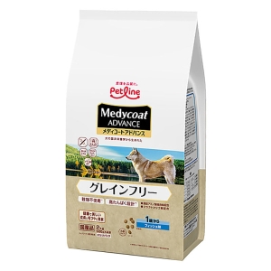 メディコートアドバンス グレインフリー 1歳から フィッシュ味 2kg(500g×4袋)