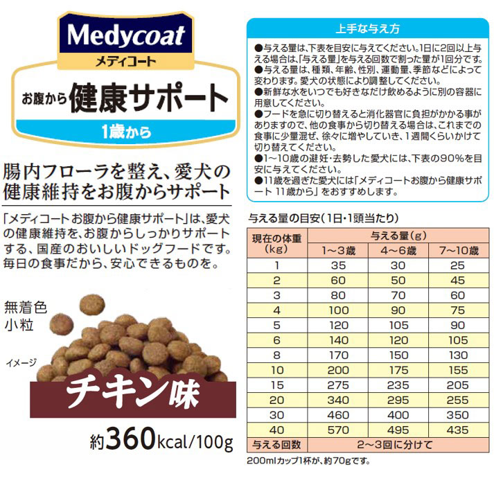 メディコート お腹から健康サポート 1歳から 2.5kg(500g×5袋)