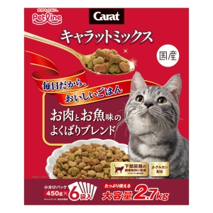 キャラットミックス お肉とお魚味のよくばりブレンド 2.7kg