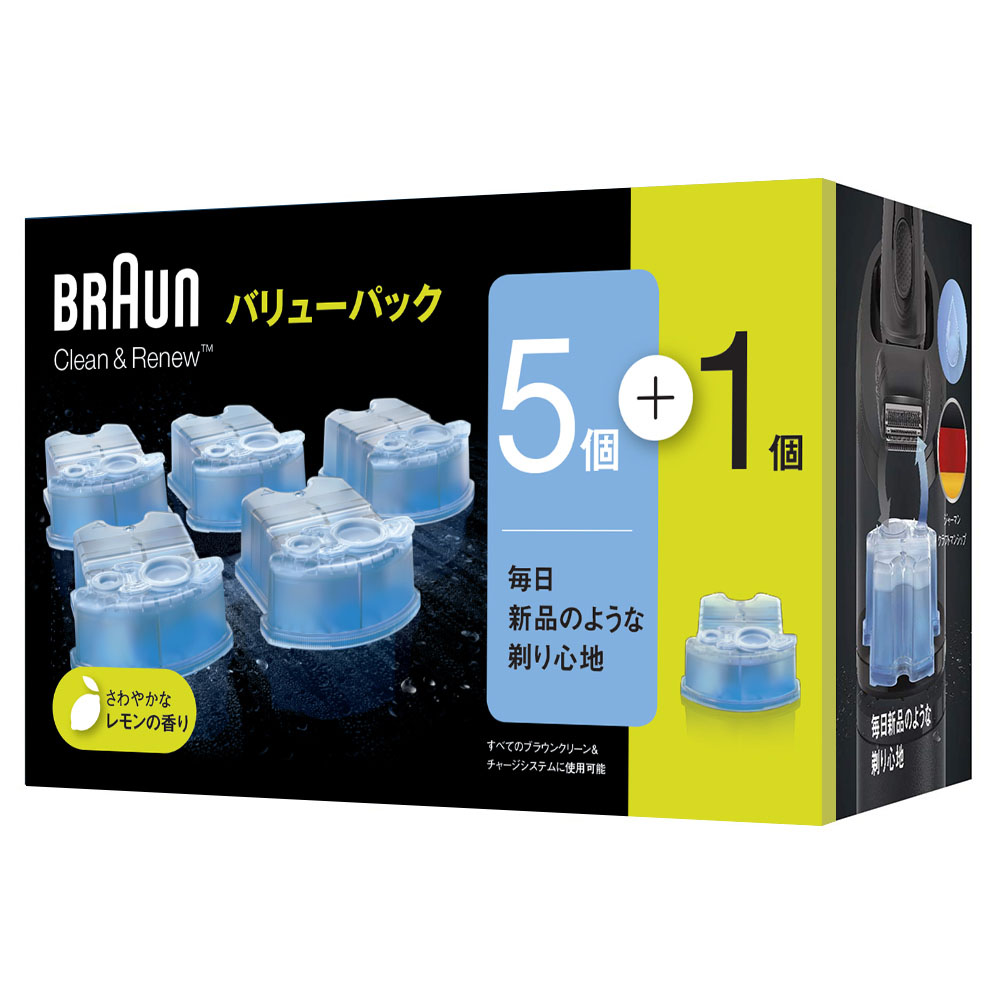 シェーバー用アルコール洗浄液5+1P CCR5CR BRAUN ブラウン