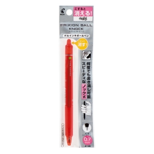 フリクションボールノック 0.7mm レッド