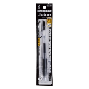 ジュース ゲルインキボールペン 極細 0.5mm ブラック