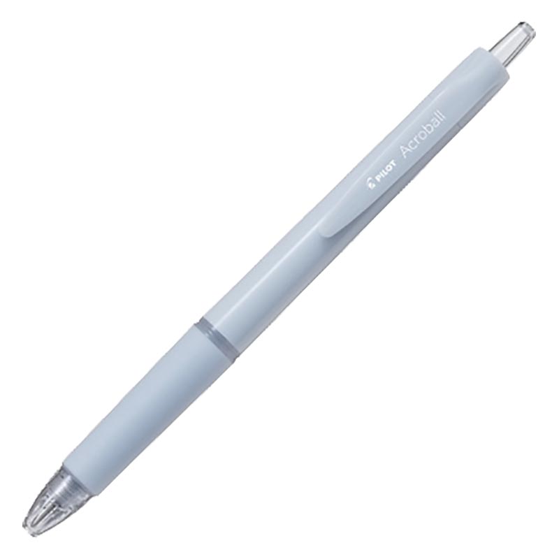 アクロボール 油性ボールペン 黒 0.7mm 細字 ブルーグレー