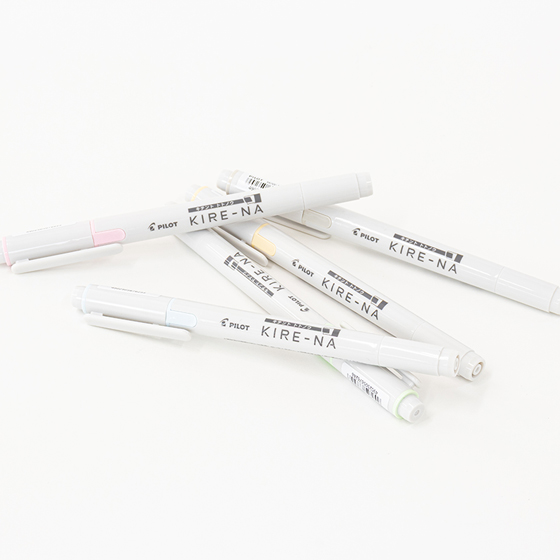 キレーナ 蛍光ペン ペールトーンカラー 5色セット