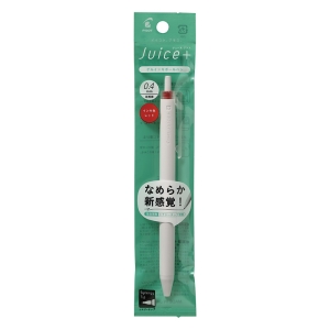 ジュースプラス ゲルインキボールペン レッド 0.4mm 超極細