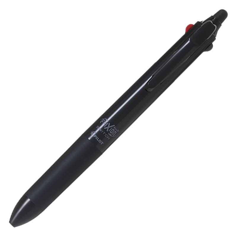 フリクションボールスイッチ フリクション(黒・赤・青)0.5mm+油性(黒)0.7mm ブラック LB31FBS-2-B