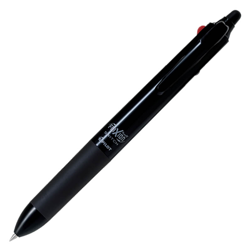 フリクションボールスイッチ フリクション(黒・赤・青)0.5mm+油性(黒)0.7mm ブラック LB31FBS-2-B