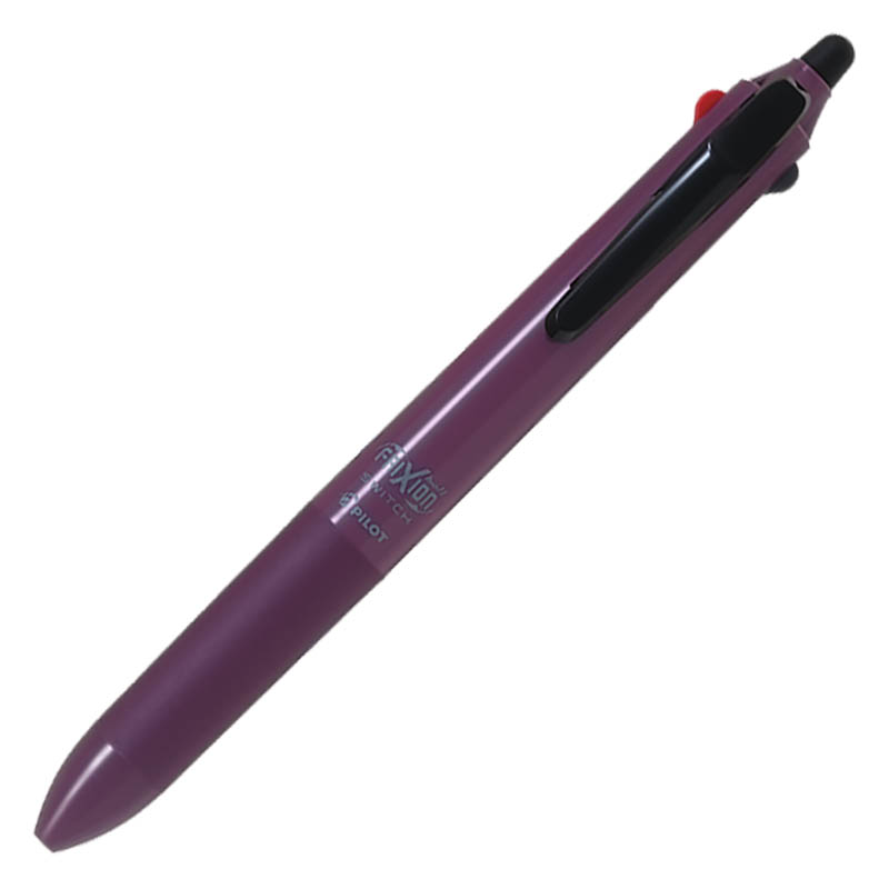 フリクションボールスイッチ フリクション(黒・赤・青)0.5mm+油性(黒)0.7mm ボルドー LB31FBS-2-BO