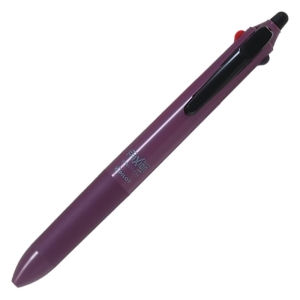 フリクションボールスイッチ フリクション(黒・赤・青)0.5mm+油性(黒)0.7mm ボルドー LB31FBS-2-BO