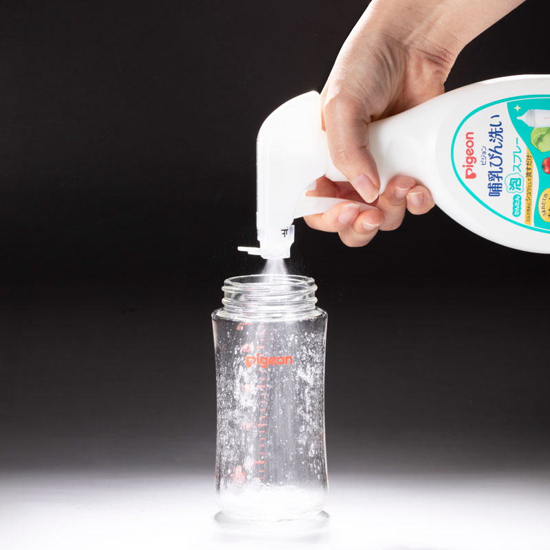 哺乳瓶洗い泡スプレー