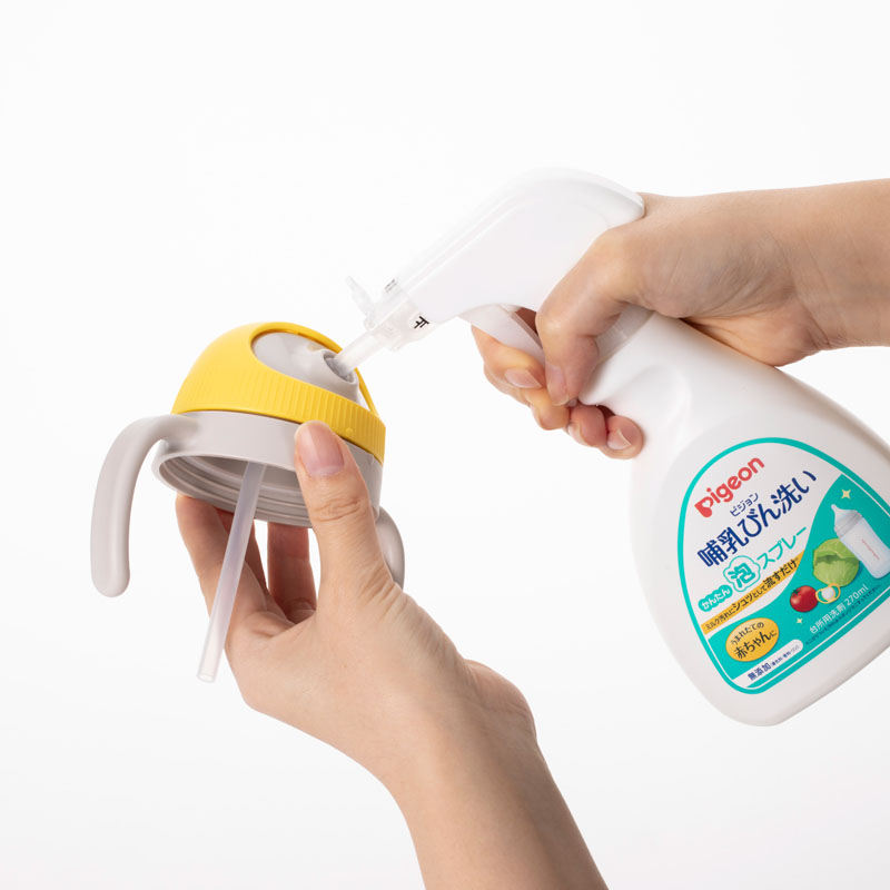 哺乳瓶洗い泡スプレー