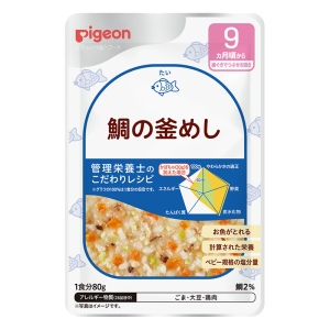 食育レシピ R9 鯛の釜めし 80g