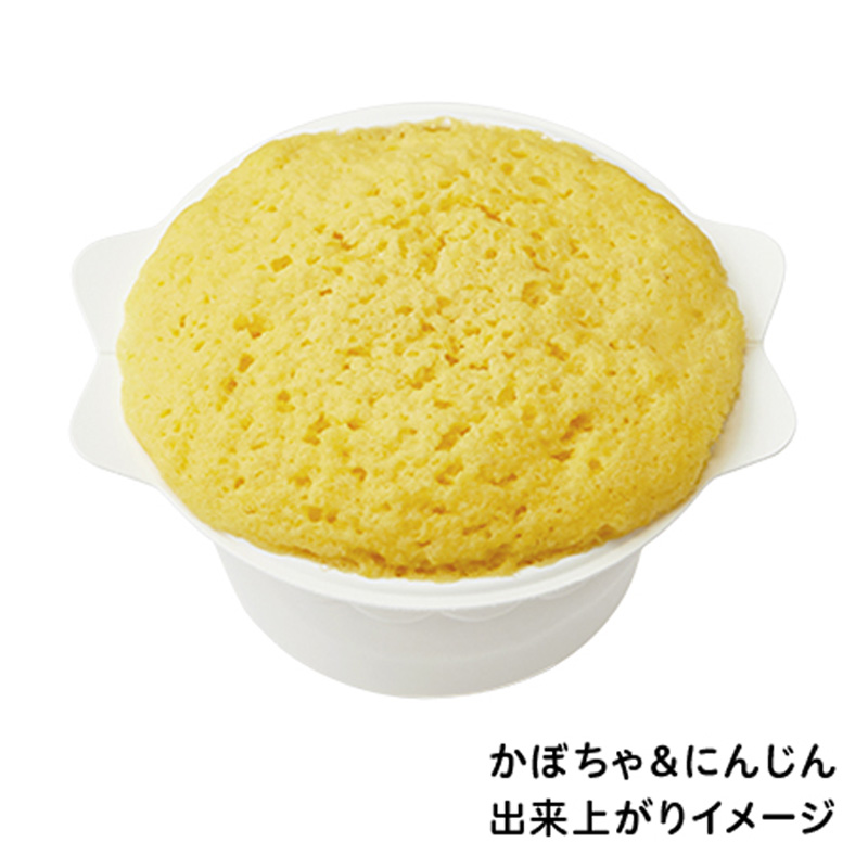 レンジで蒸しパン 4個