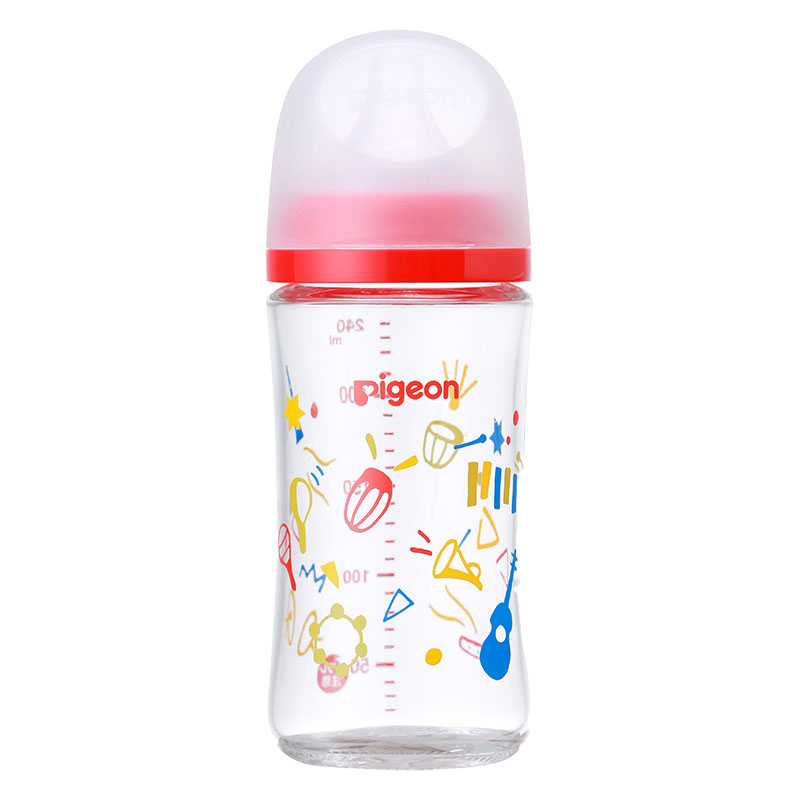 母乳実感 耐熱ガラス Music 240ml