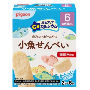 元気アップカルシウム小魚せんべい (2枚×6袋) 24g