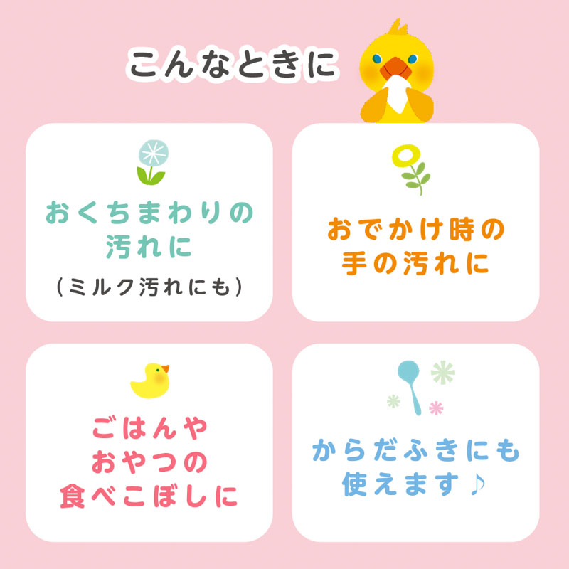 手・口ふきとりナップ おでかけ用 22枚