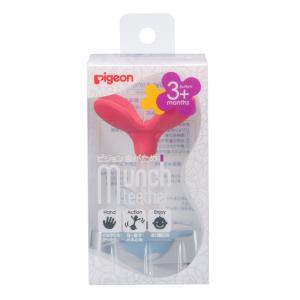 歯がため Munch teether 3ヵ月以上 ピーチクローバー ぺらぺらタイプ 1個