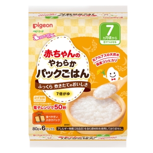 赤ちゃんのやわらかパックごはん 7ヵ月 80g