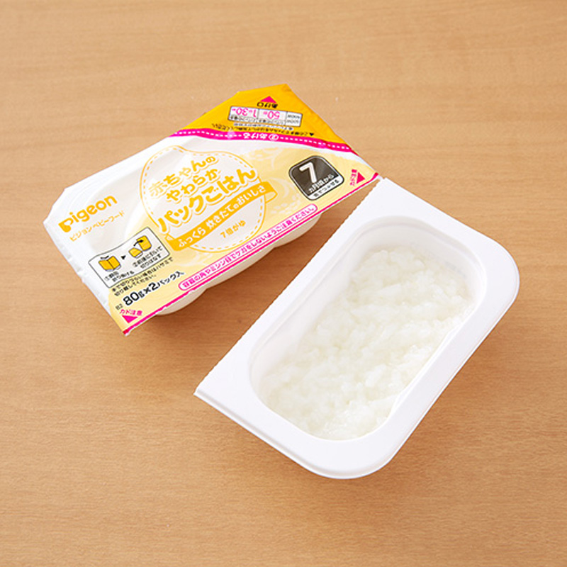 赤ちゃんのやわらかパックごはん 7ヵ月 80g