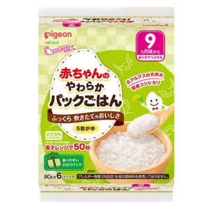 赤ちゃんのやわらかパックごはん 9ヵ月 80g