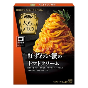 大人むけのパスタ 紅ずわい蟹のトマトクリーム 110g