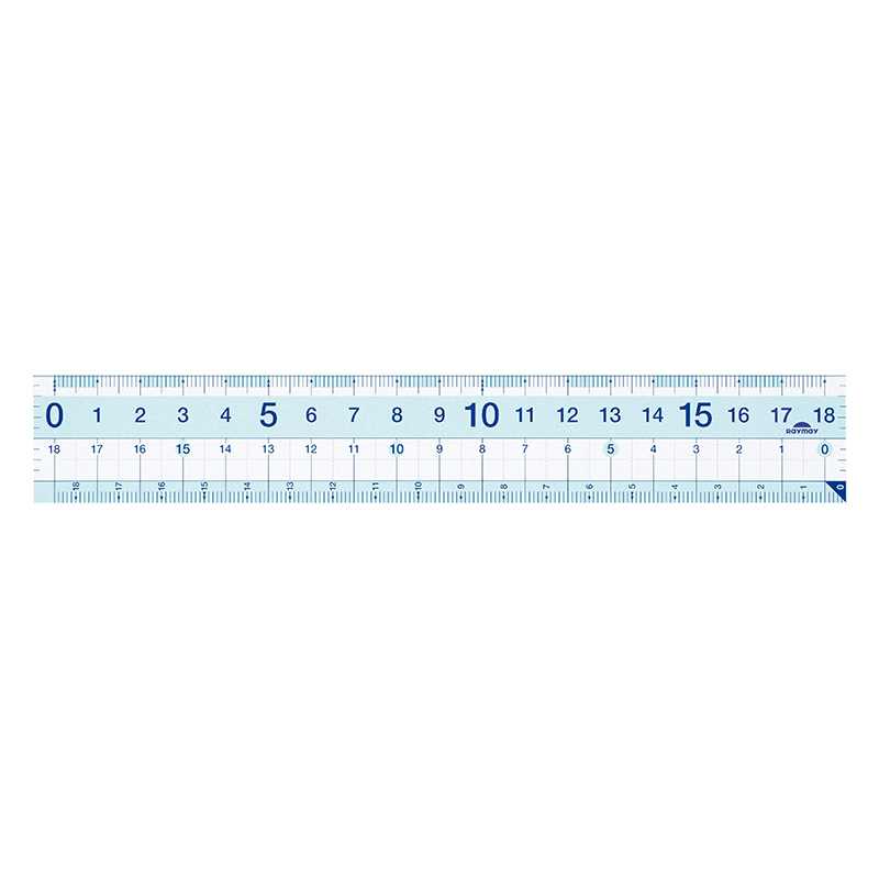 先生おすすめ 線をひきやすい 直定規 18cm