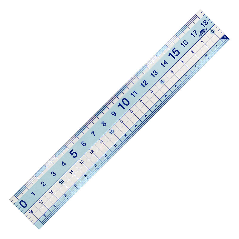 先生おすすめ 線をひきやすい 直定規 18cm