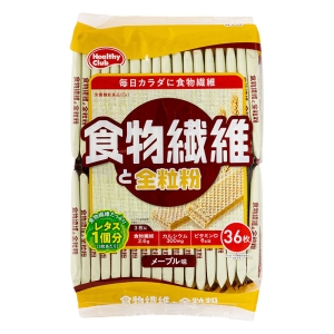 食物繊維と全粒粉ウエハース 36枚入