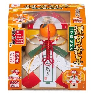 【東日本限定】お鏡餅 謹賀新年きりもち 大 1000g