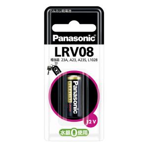 マイクロ電池(アルカリボタン電池) LR-V08｜1BP Panasonic パナソニック