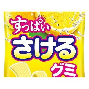 すっぱいさけるグミ サワーレモン味 7枚入