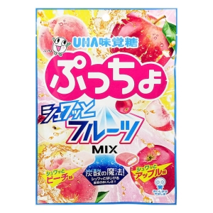 ぷっちょ袋 シュワッとフルーツMIX 67g