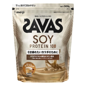 ザバス ソイプロテイン100 カフェラテ風味 900g