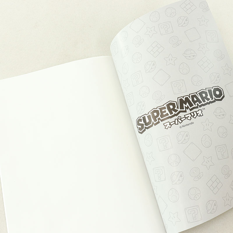 自由帳 スーパーマリオ B5 白無地