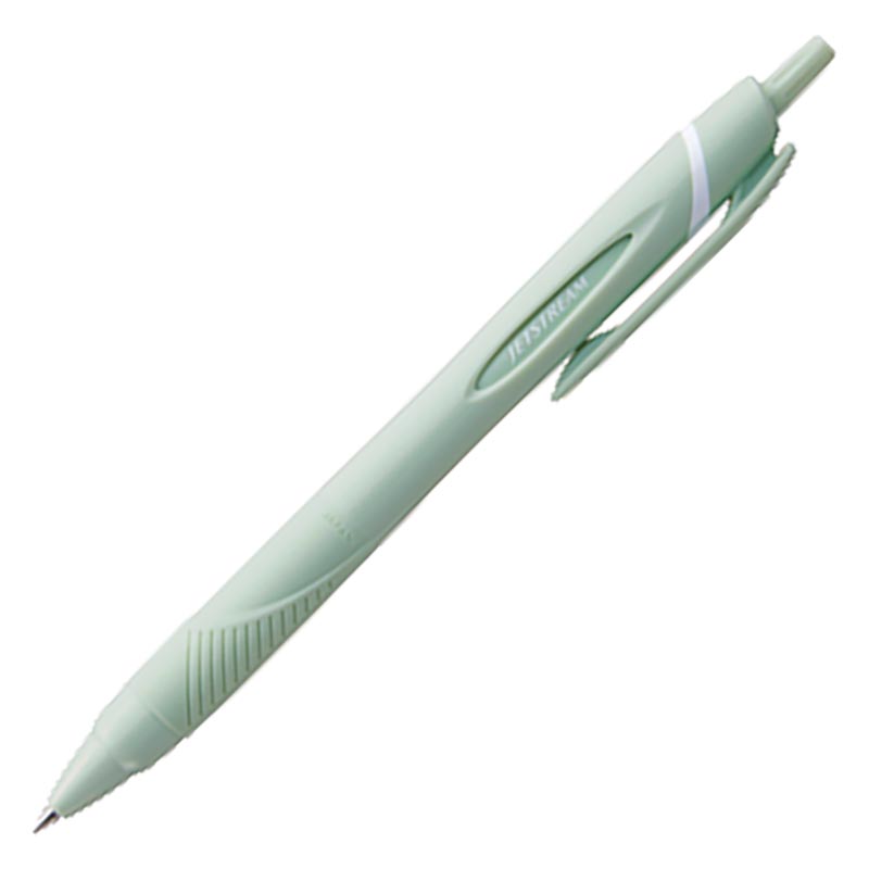 ジェットストリーム 油性ボールペン 黒 0.5mm ソフトグリーン