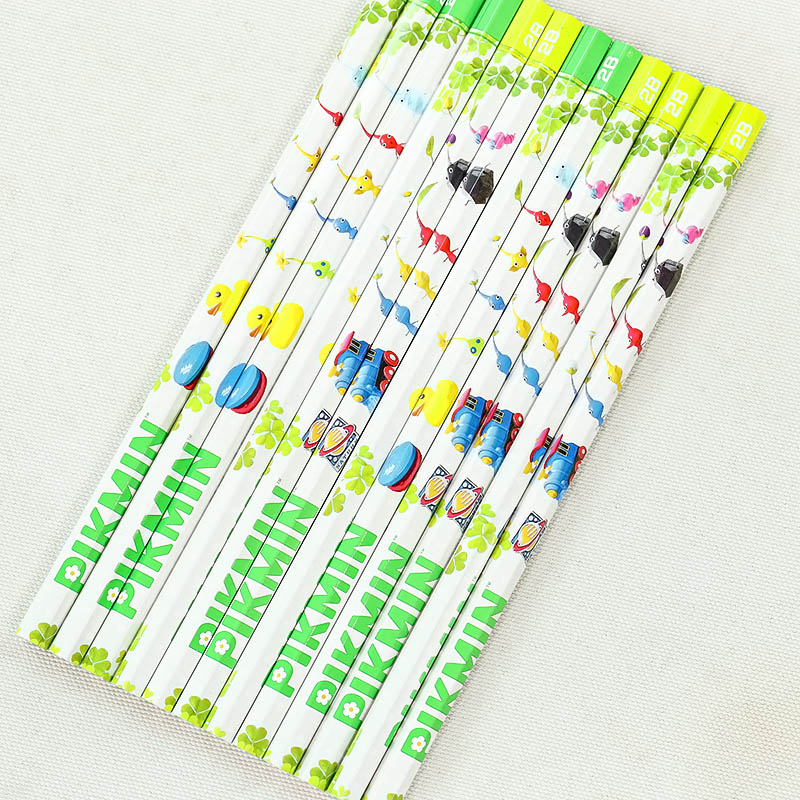 ピクミン かきかた鉛筆(六角軸) 2B 12本入