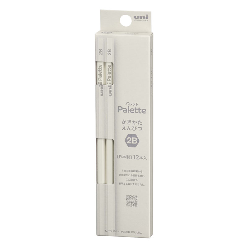 ダース箱鉛筆 6角 PLT アイボリー 2B