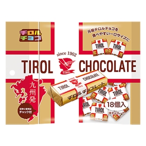 チロルチョコ<ミルクヌガーパック> 18個入